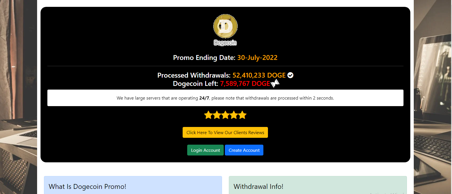 Dogecoinpromo.online Review – Dogecoinpromo.online Legit Or Scam?